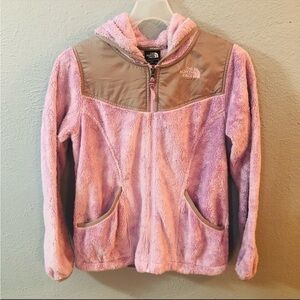 The North Face light purple fleece jacket